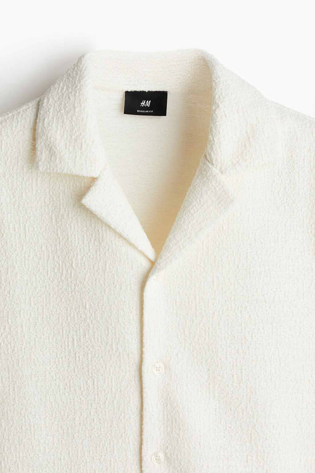 Camisa resort con textura Regular Fit - H&m фото 3