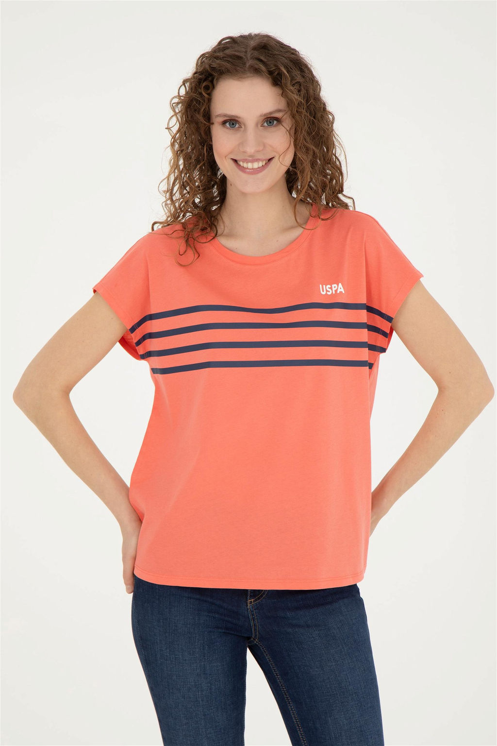 Женская футболка с цветком граната - U.s. polo assn фото 3