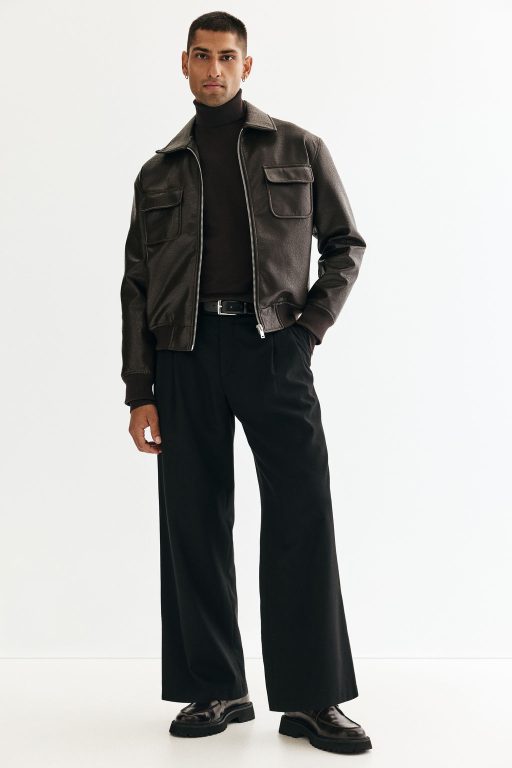 Jersey de cuello alto Regular Fit - H&m фото 8