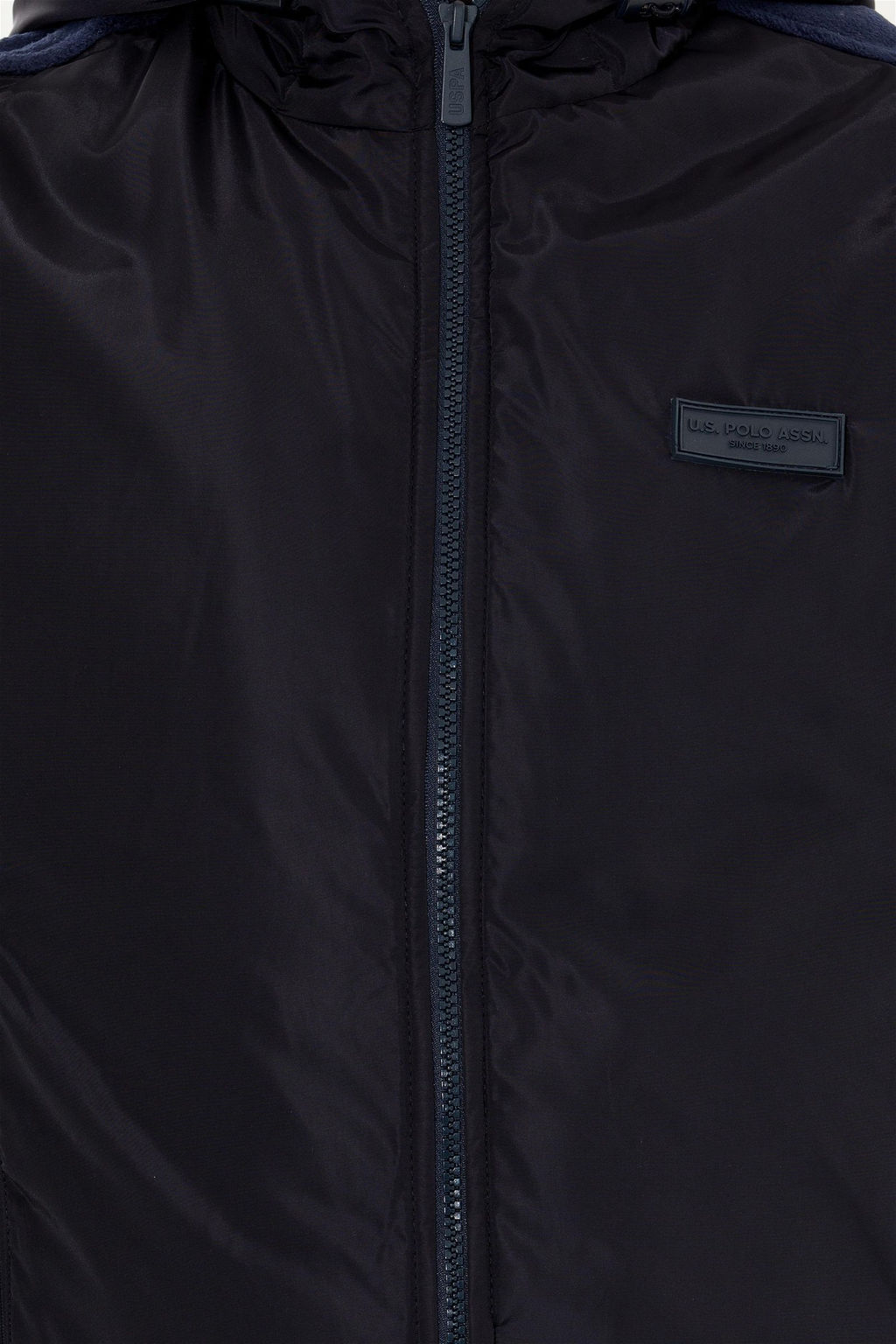 U. S. Polo Assn Мужской темно-синий вязаный кардиган с капюшоном - U.s. polo assn фото 13