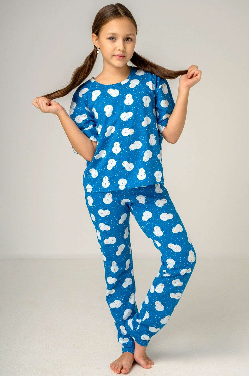 Новогодняя пижама для девочки с брюками Happyfox - Happy fox фото 10