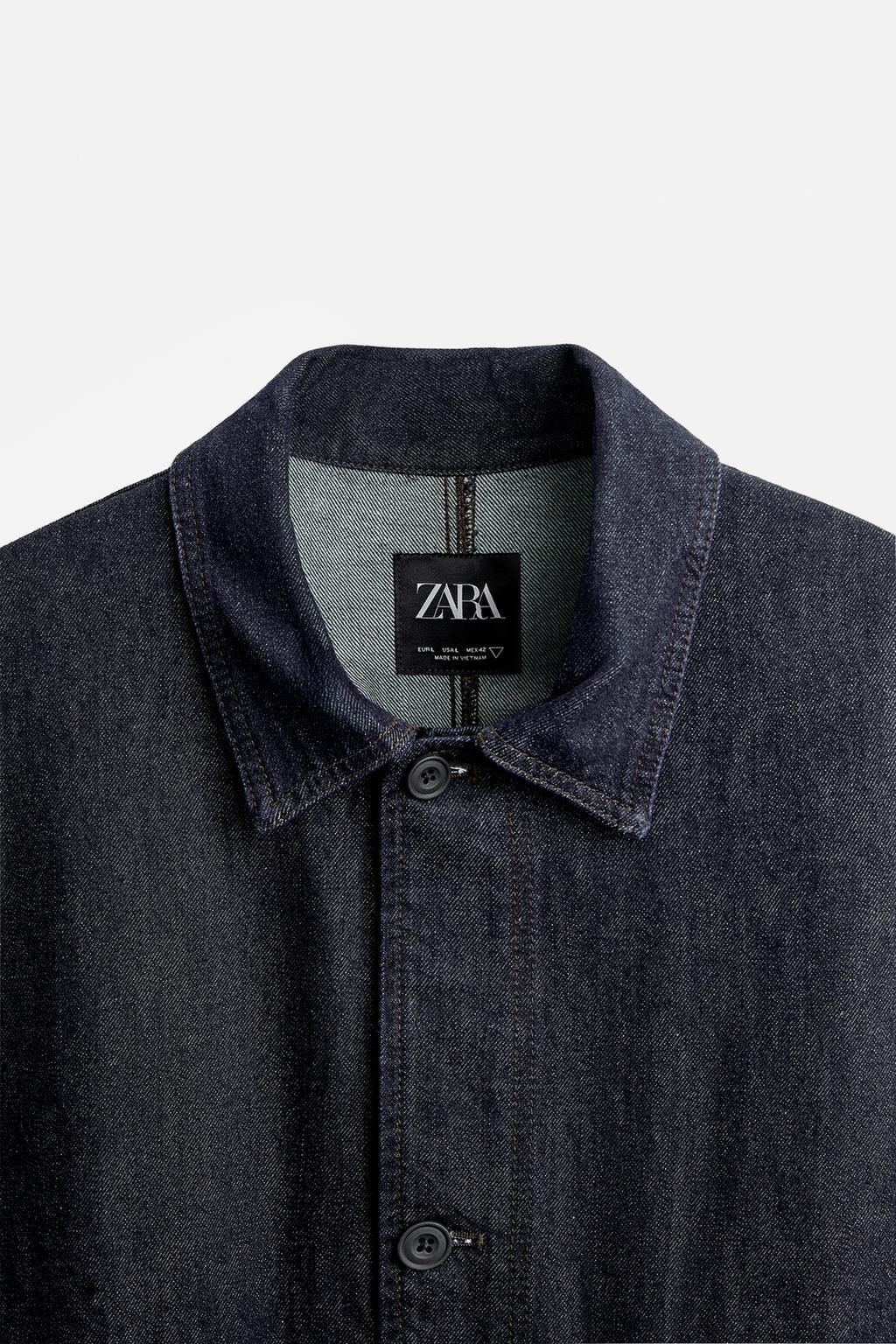 BOXY FIT DENIM JACKET - Zara фото 9