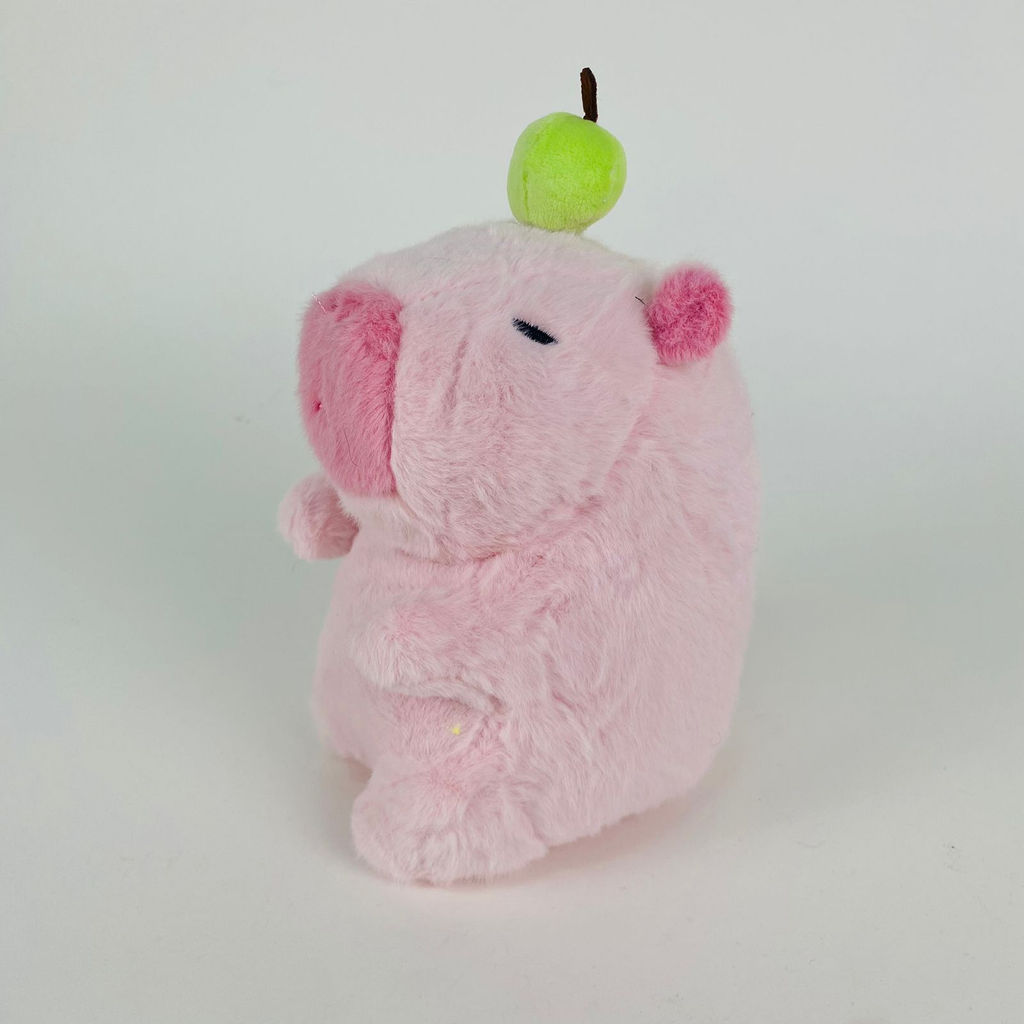 Мягкая игрушка Капибара с ягодой 22 см (арт. YE240618-6) - Storyland фото 4