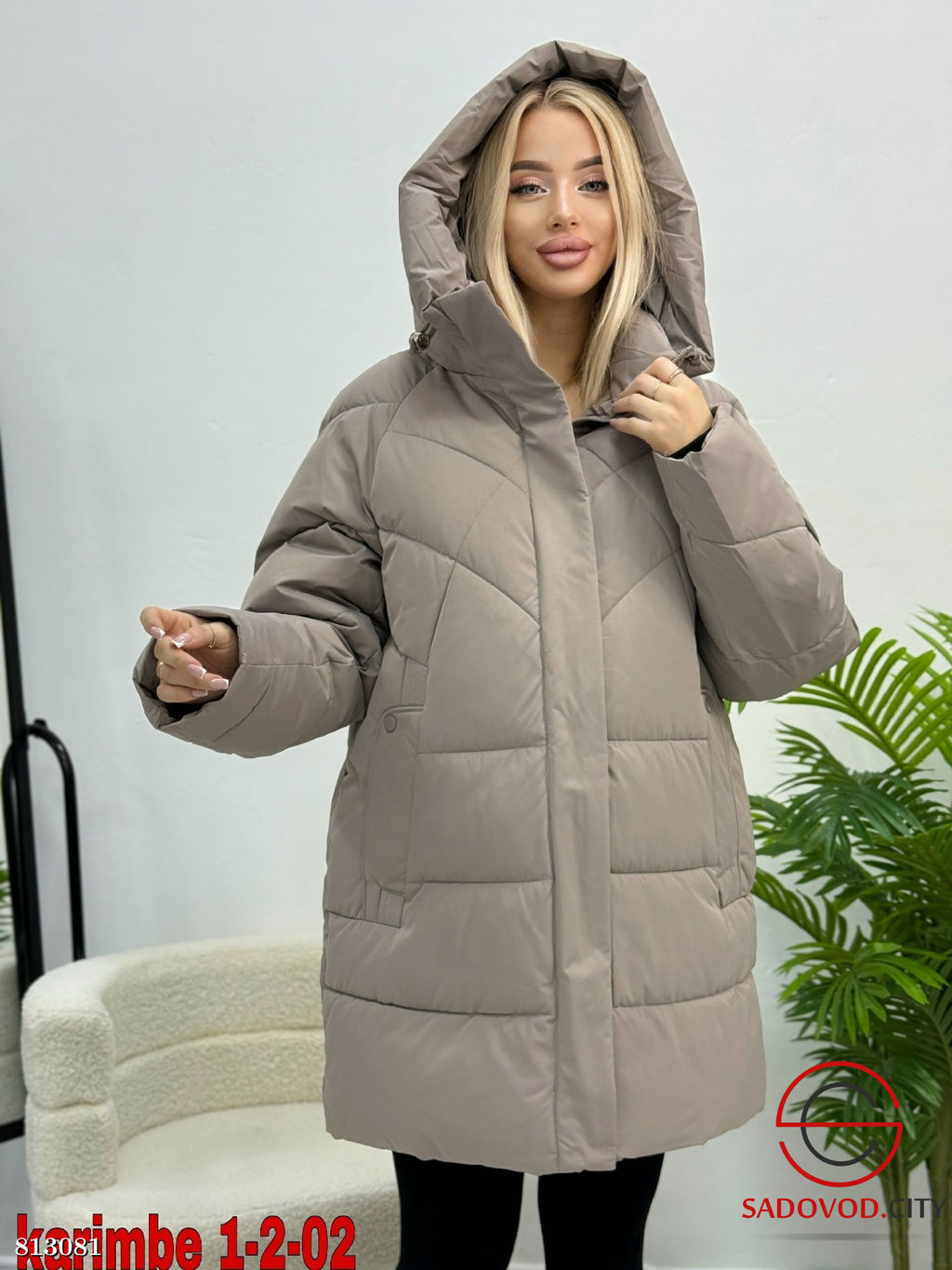 Куртка женская с капюшоном - Bruno фото 4