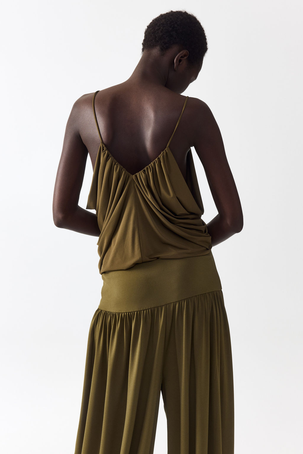 Top drapeado con tirantes espagueti - H&m фото 5