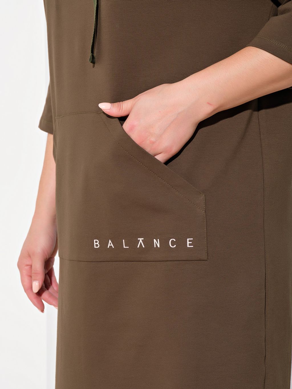 Платье 0125-7 оливковый