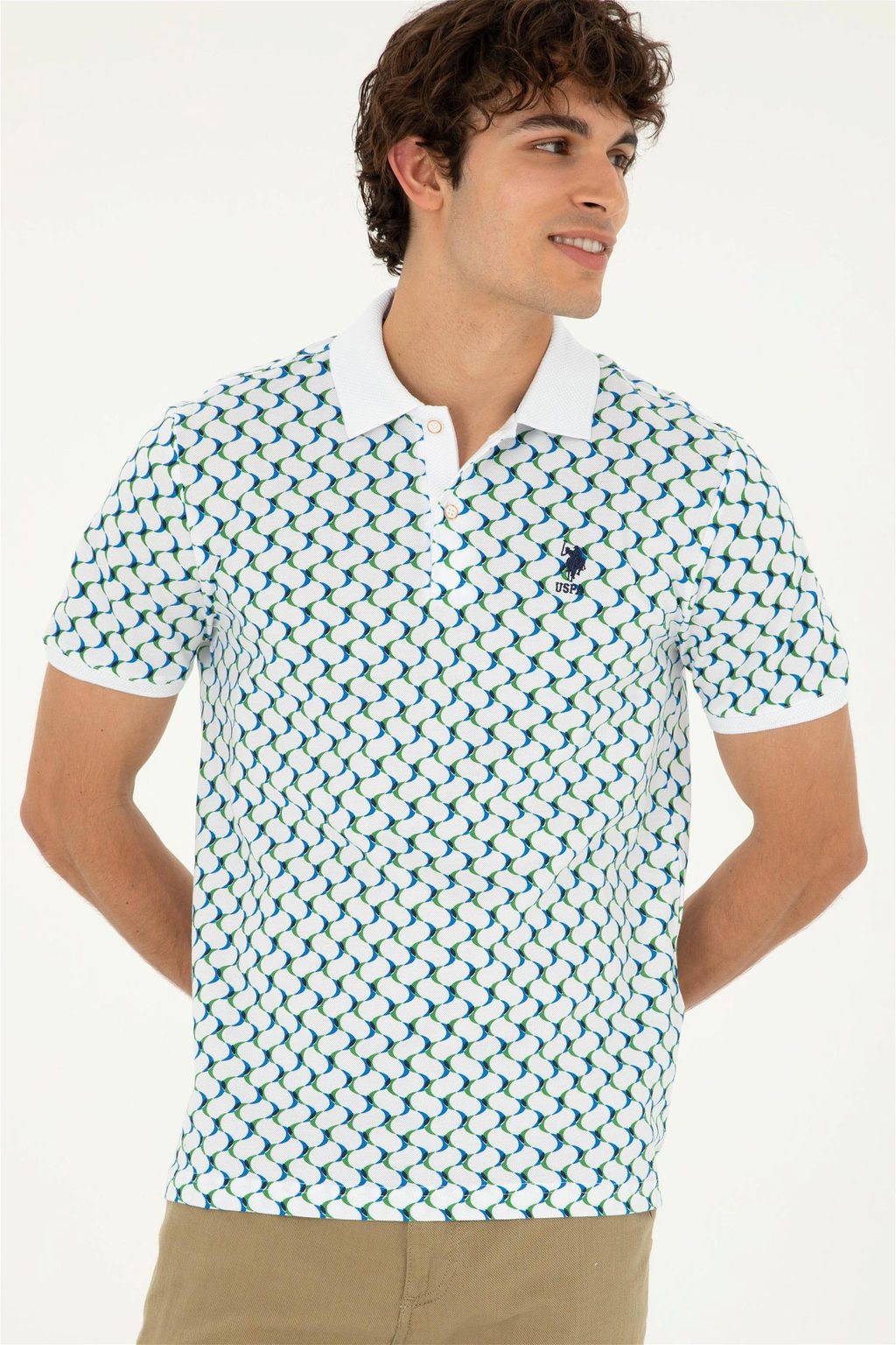 U. S. Polo Assn / Мужская темно-синяя футболка - U.s. polo assn фото 3