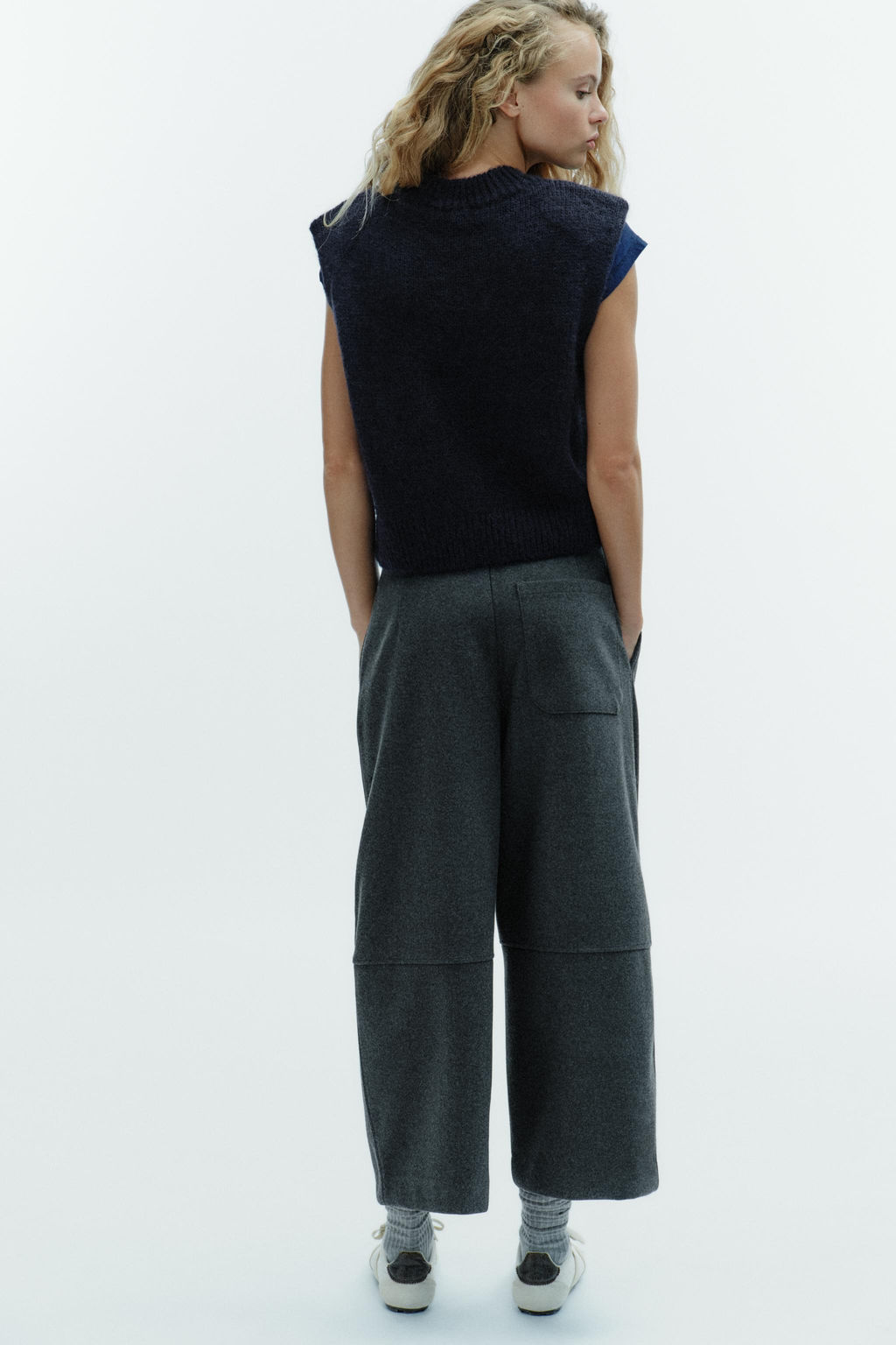 BALLOON TROUSERS WITH PLEATS - Zara фото 4