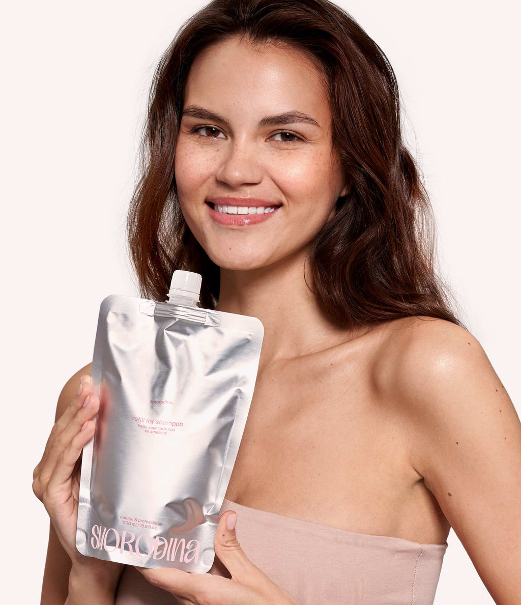 Шампунь для кудрявых и волнистых волос, 500 мл - Smorodina фото 4