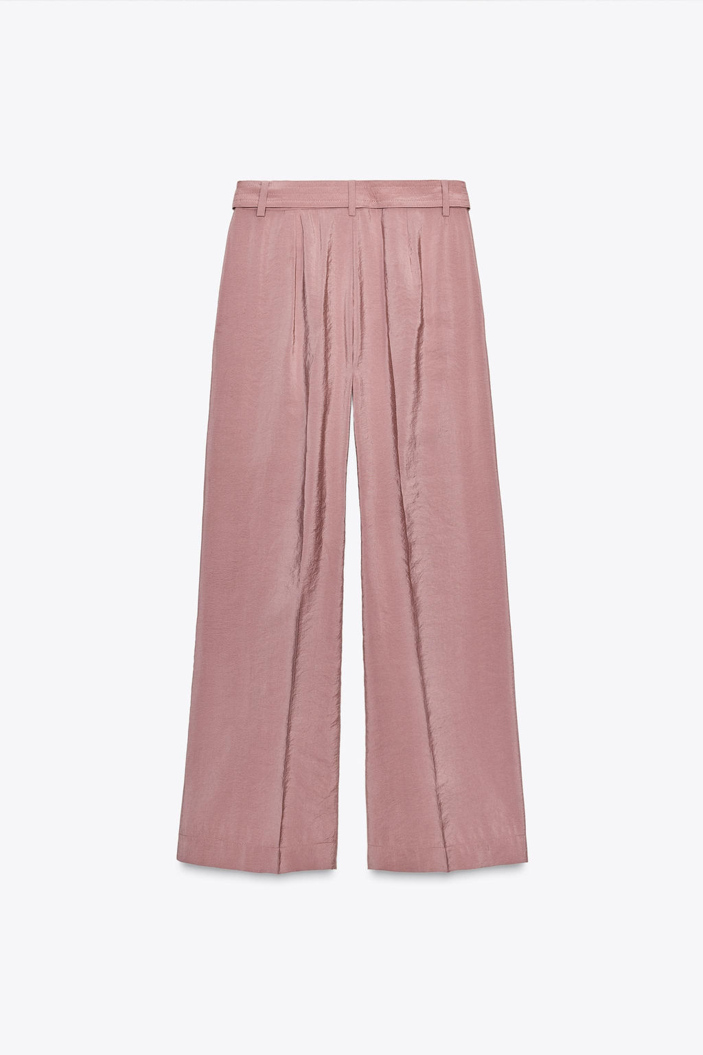 FLOWING WIDE-LEG TROUSERS WITH BELT - Zara фото 13