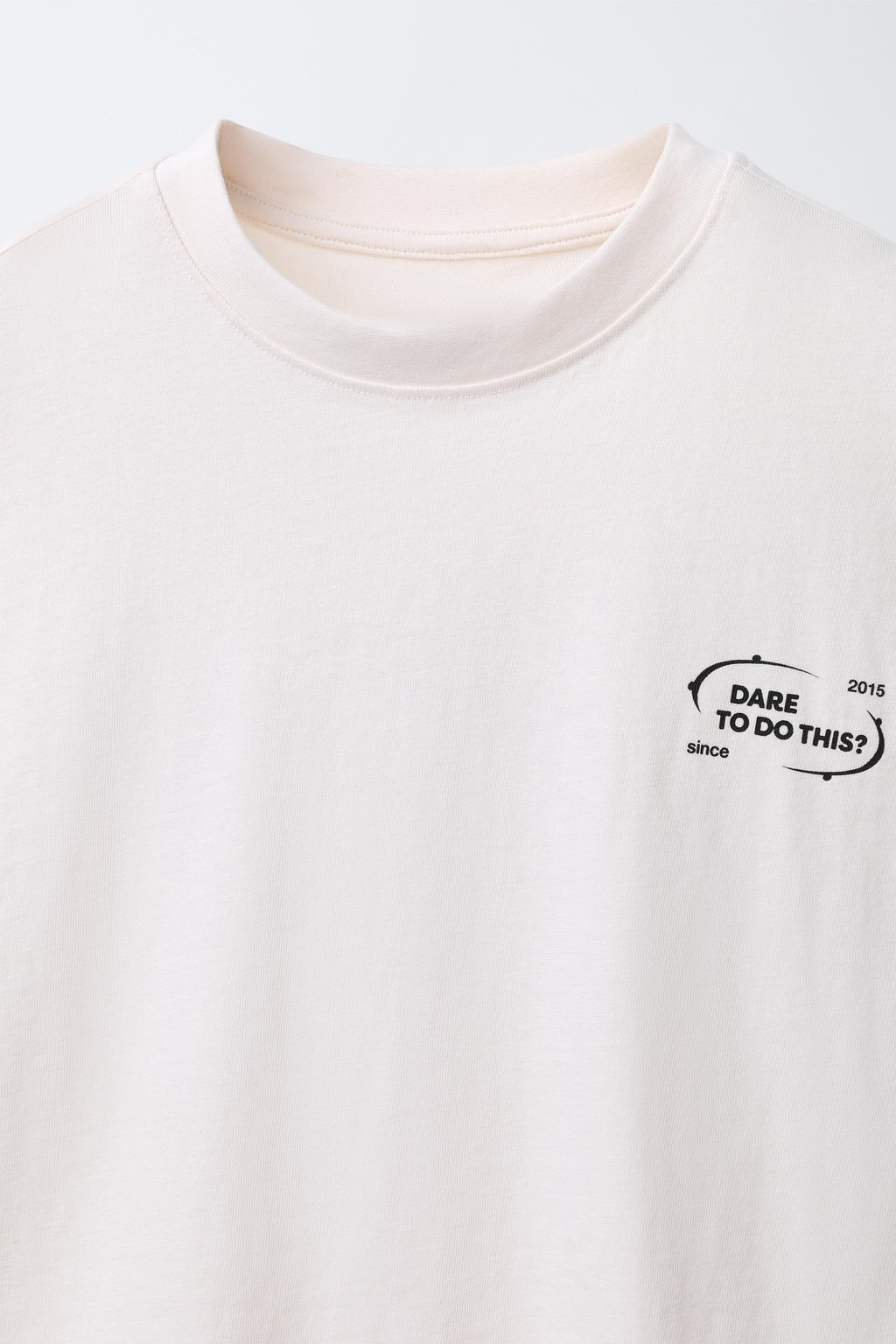 CAMISETA ESTAMPADO LOGO / Crudo - Zara фото 3