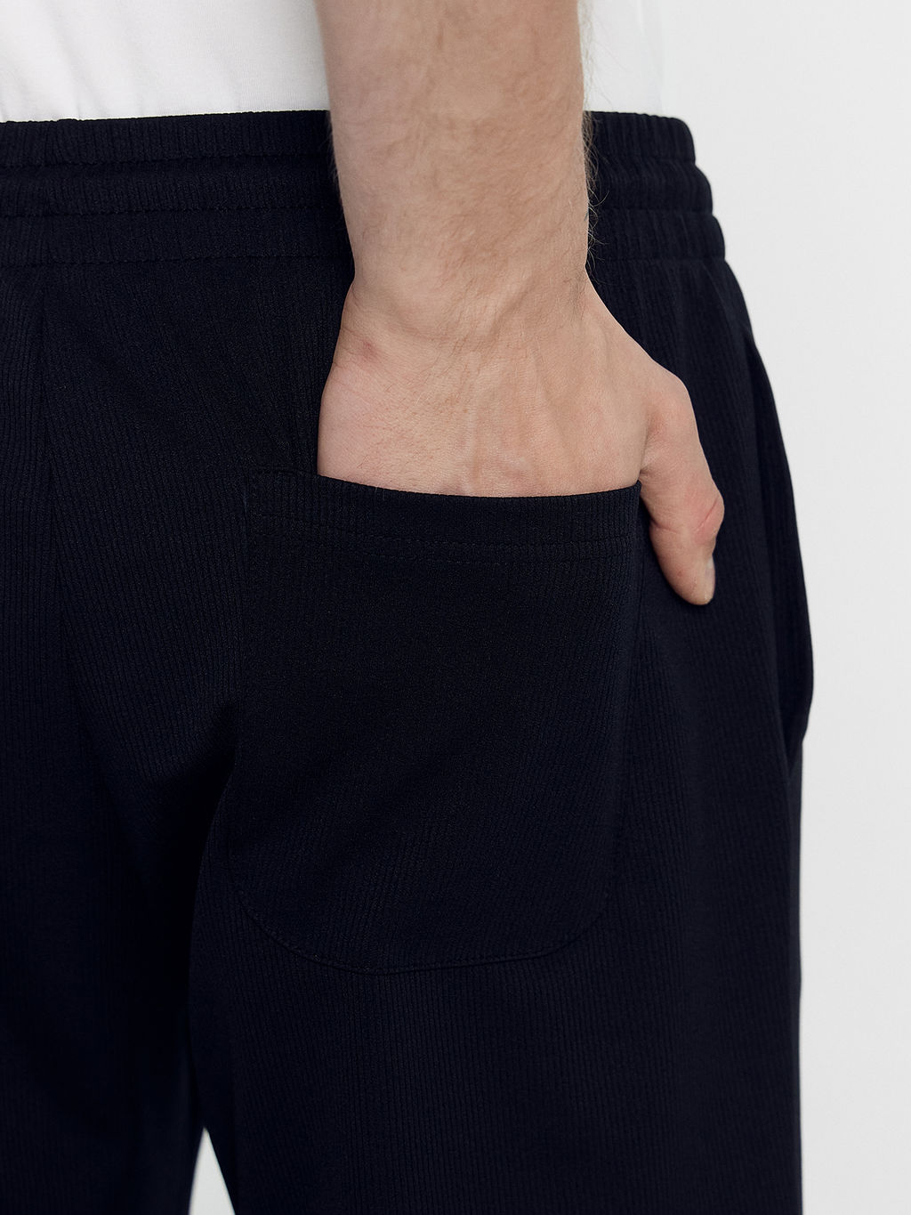 Шорты мужские в черном цвете черный 131095 - Mark formelle фото 6