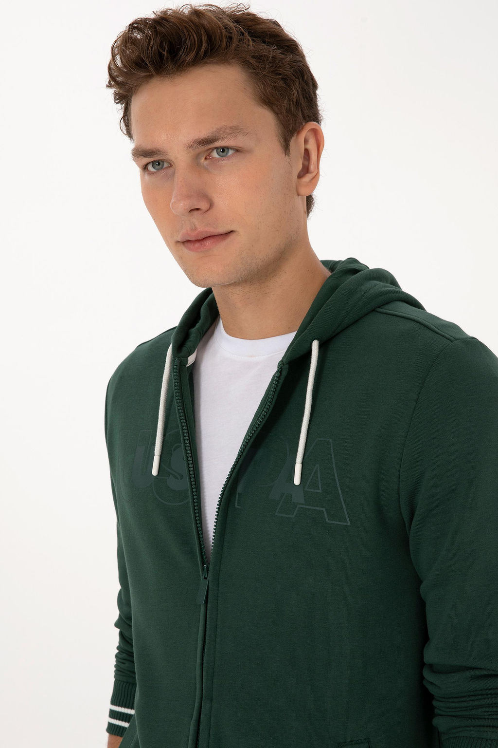 Erkek Koyu Ye_il _rme H_rka - U.s. polo assn фото 2