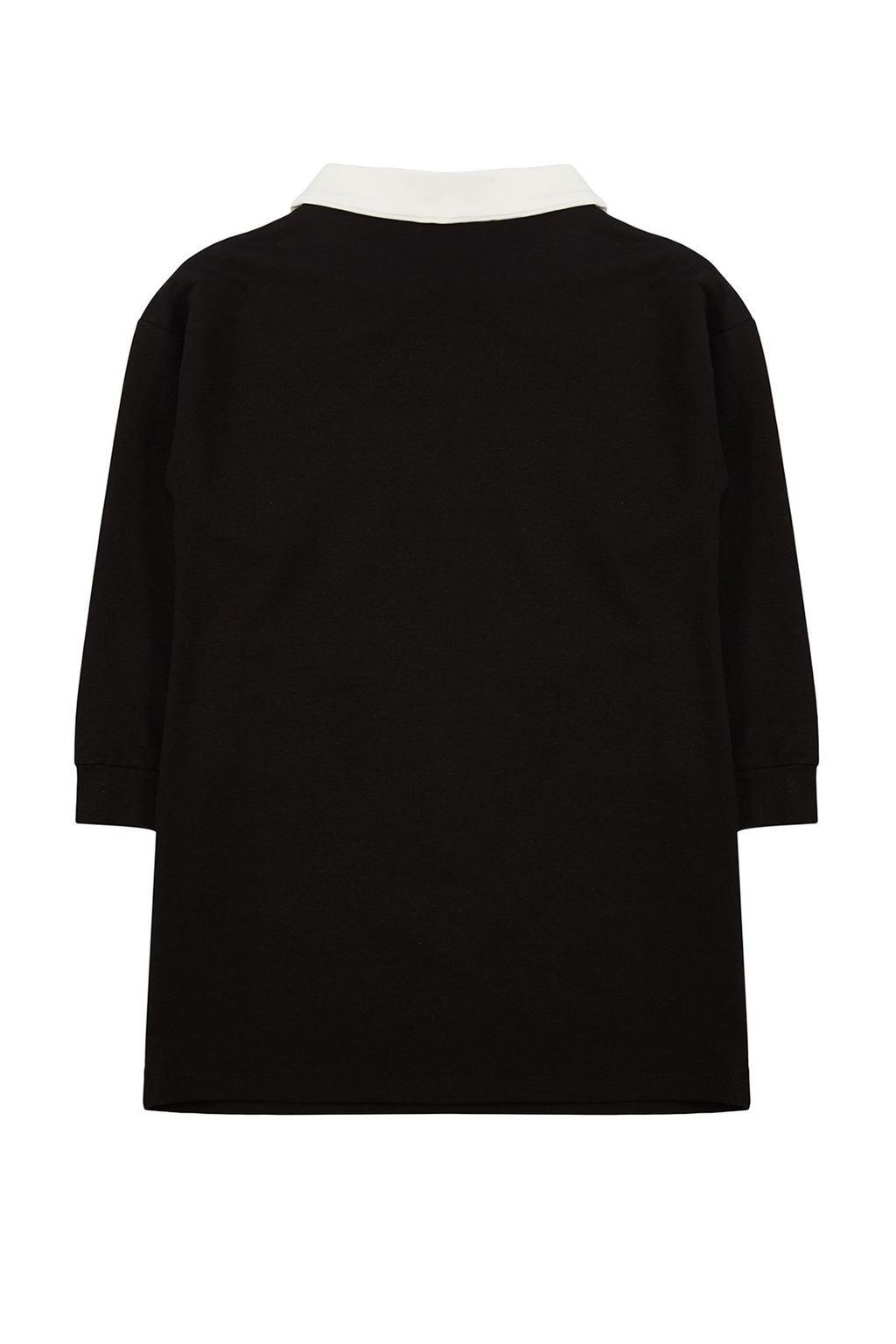 Siyah K?z Cocuk Mevsimlik-Ince Regular Slogan Orme Elbise TKDAW25EL00009 - Trendyolmilla фото 6