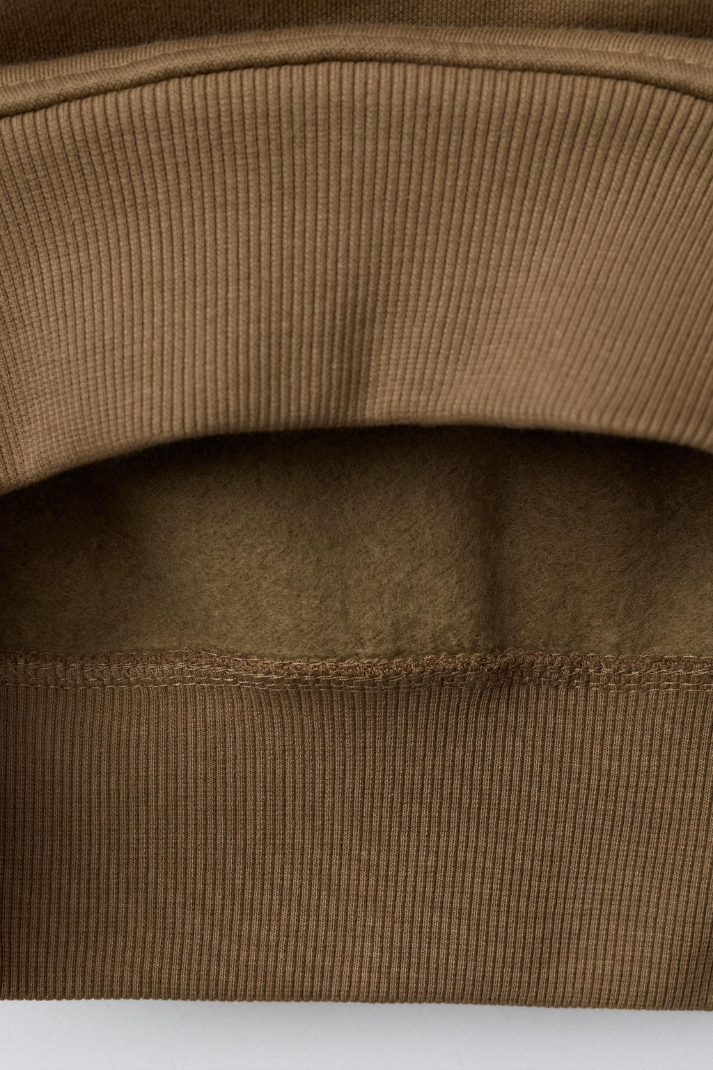 SUDADERA CAPUCHA TEXTO / Ocre - Zara фото 5