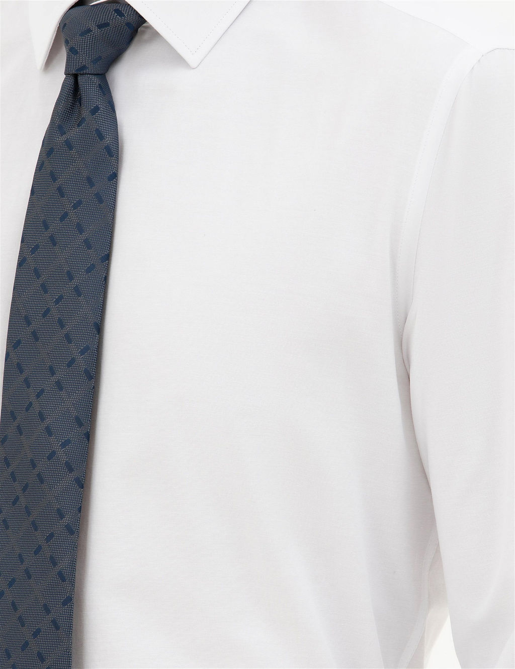 Beyaz Slim Fit Uzun Kollu Basic G_mlek - Pierre cardin фото 7
