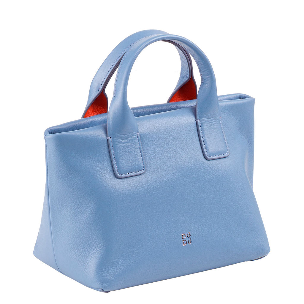 Итальянская миниатюрная женская сумочка DuDu Bags серии Ibiza | пастельно-голубой - Dudubags фото 2