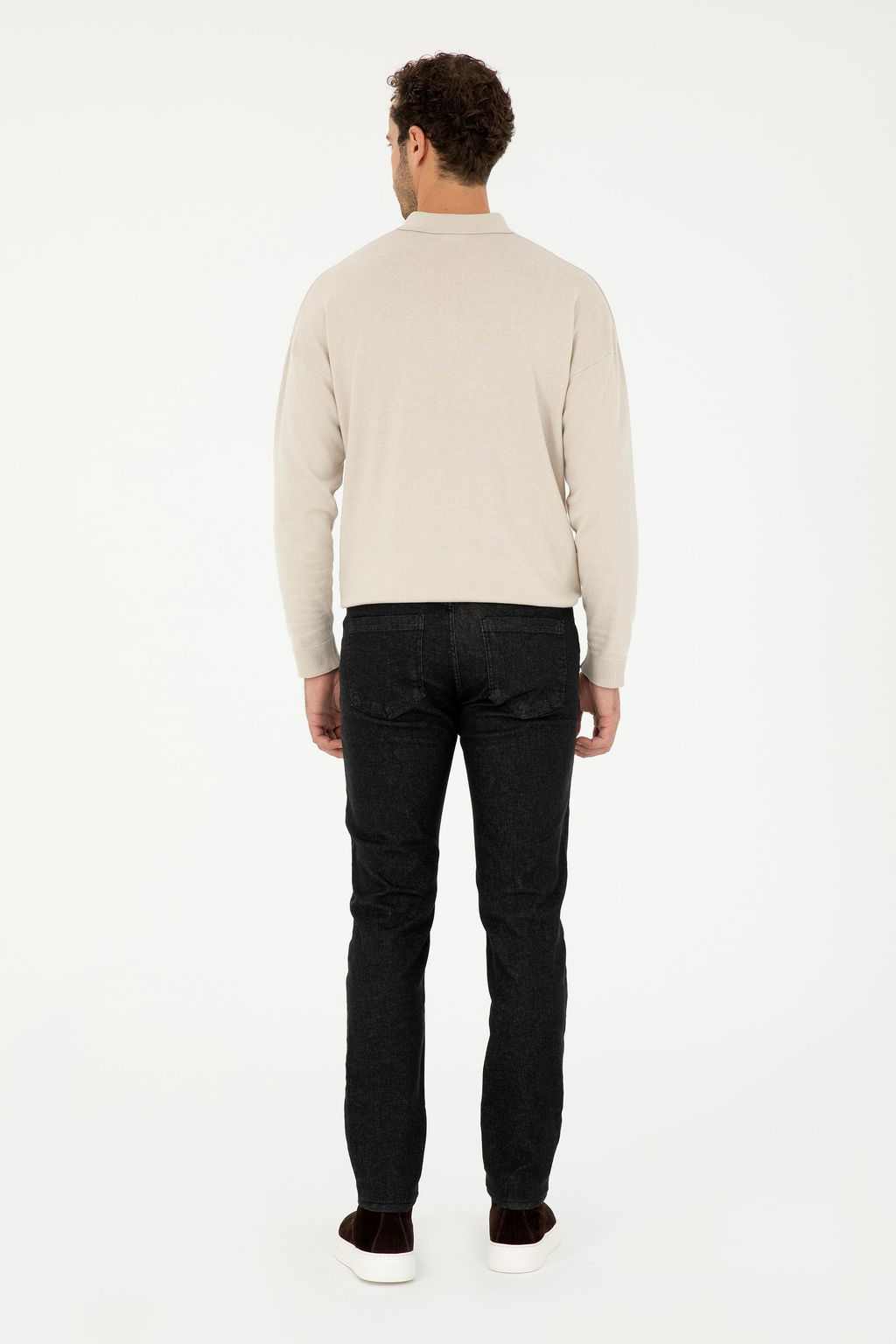 Мужские черные джинсовые брюки - U.s. polo assn фото 4