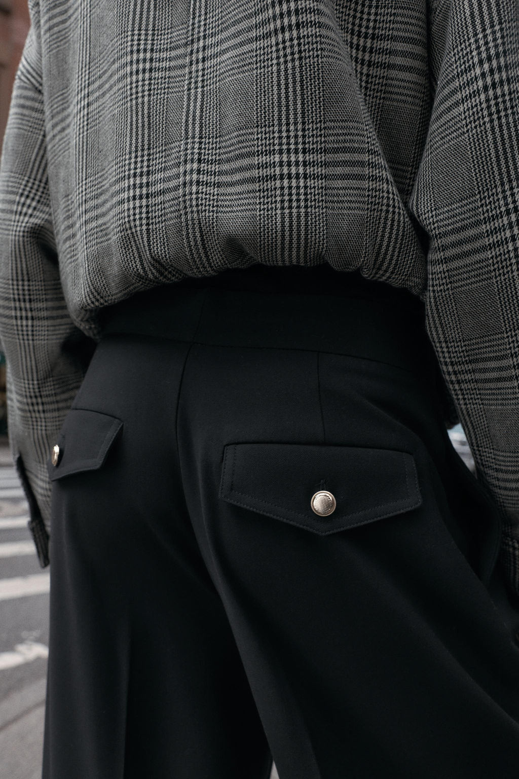 PANTAL?N ANCHO TIRO ALTO / Negro - Zara фото 6