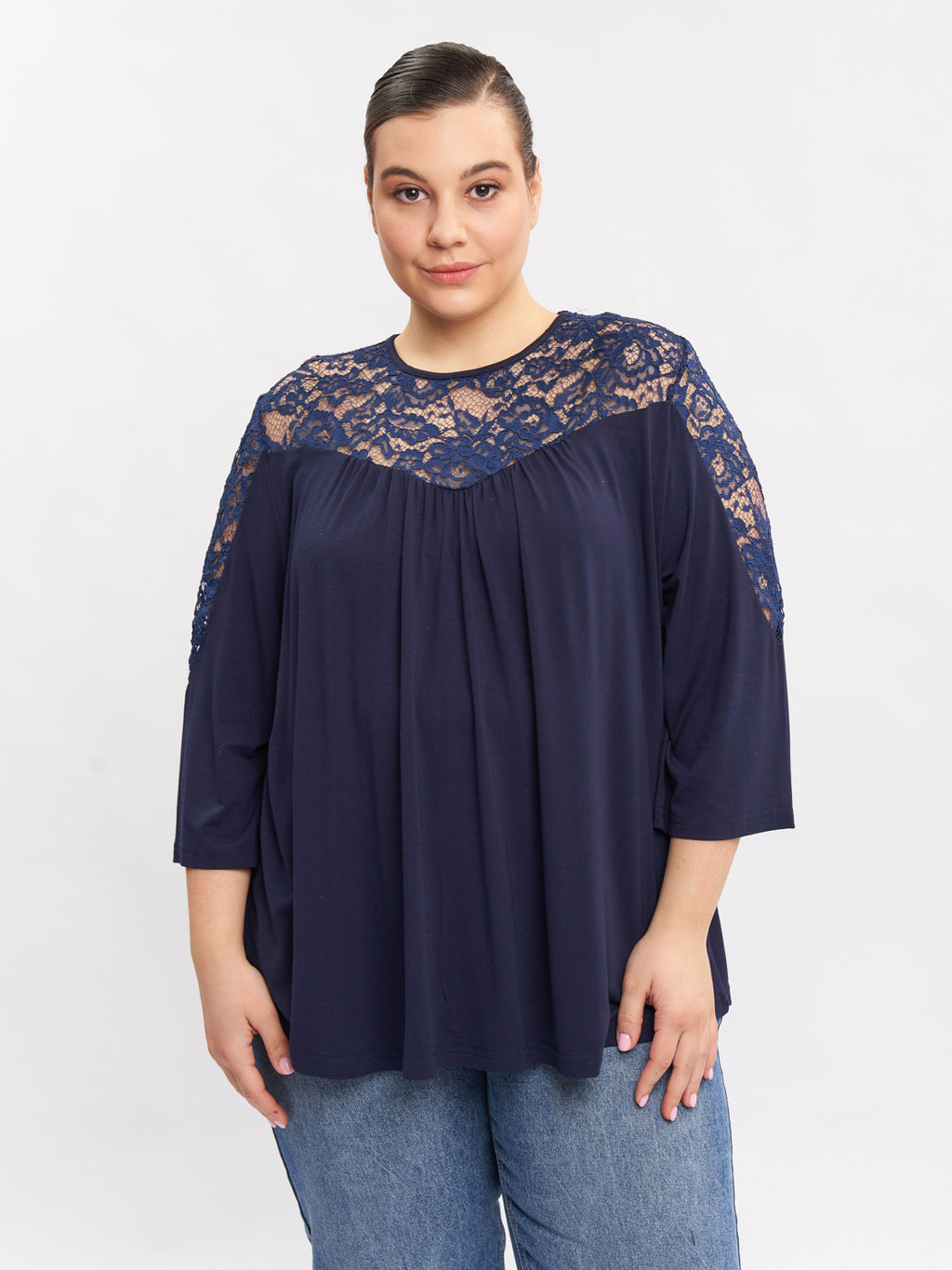 Блузка кружевная BL17239DBL05 - Артесса фото 6