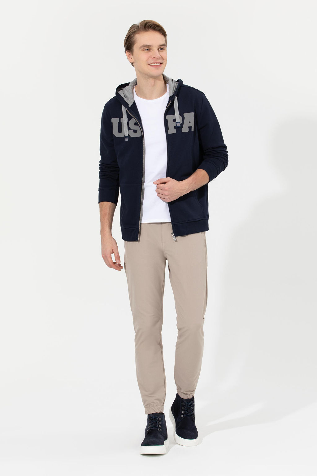 U. S. Polo Assn / Мужские брюки из парусины с каменным узором - U.s. polo assn фото 3