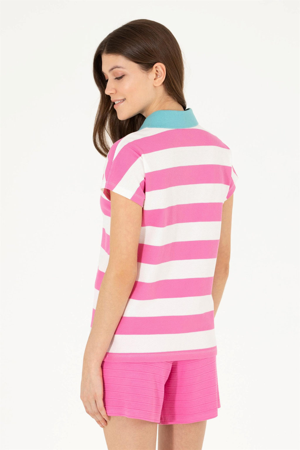 Женская розовая футболка - U.s. polo assn фото 12