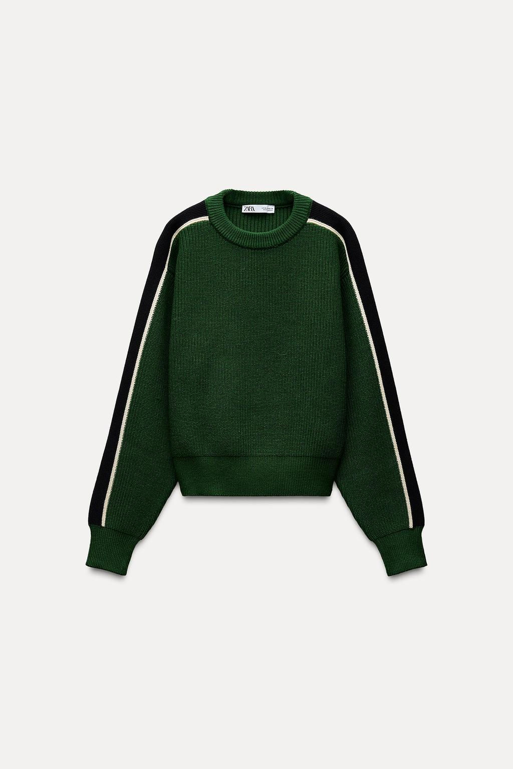SIDE PANEL KNIT SWEATER - Zara фото 4