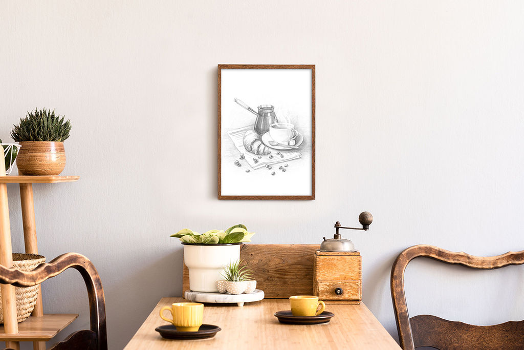 ФРЕЯ RPSB-0062 Перерыв на кофе Скетч для раскраш. чернографитными карандашами 29.5 х 20.5 см 1 л