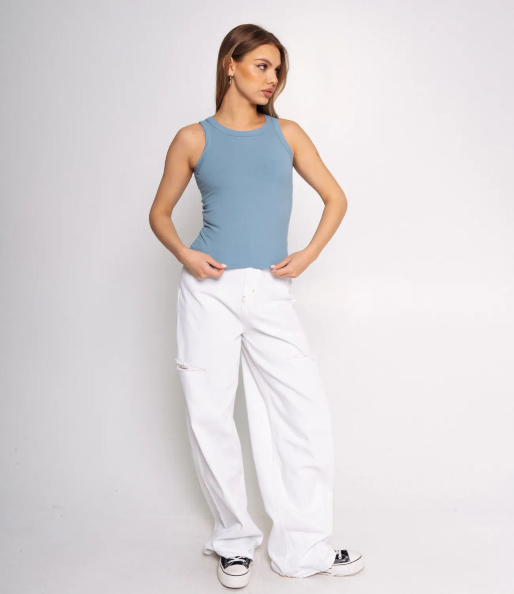 Майка #ОКТ1648, голубой