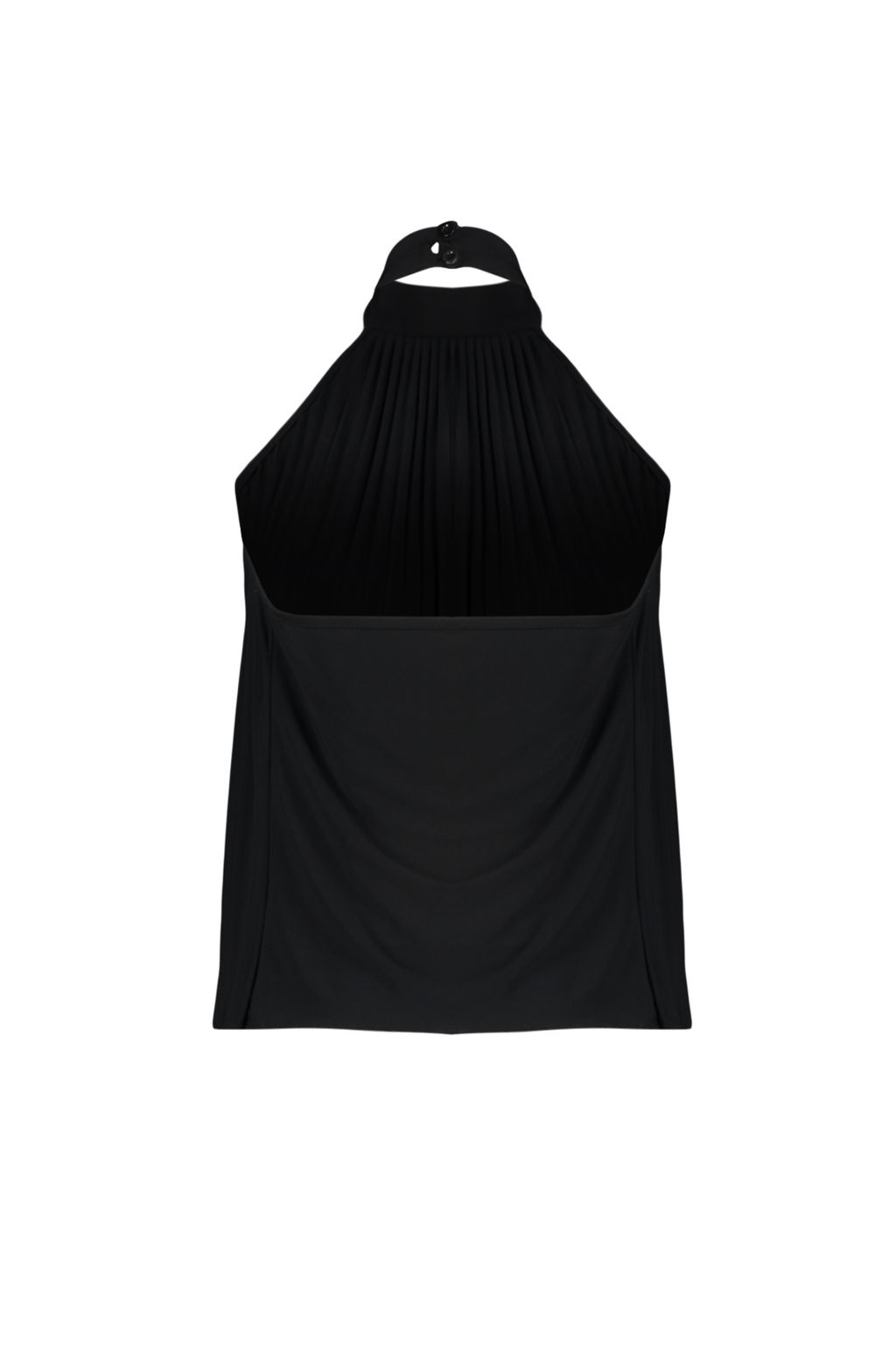 Siyah Pilise Halter Yaka Regular/Normal Kal?p Esnek Orme Bluz TWOSS24BZ00365 - Trendyolmilla фото 8