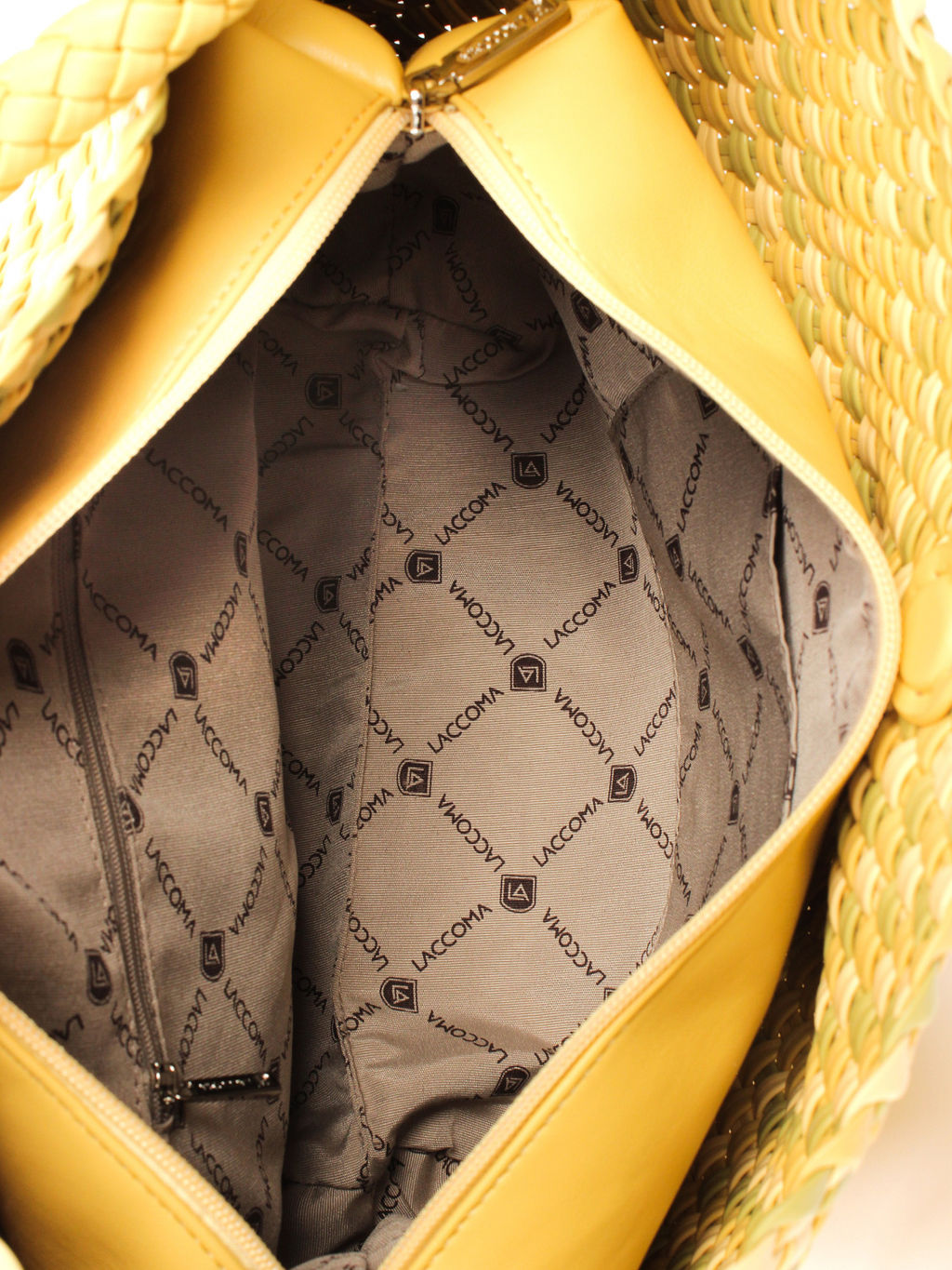 LACCOMA сумка СУ1053-0-мультицвет желтый эко кожа хлопок  фото 5