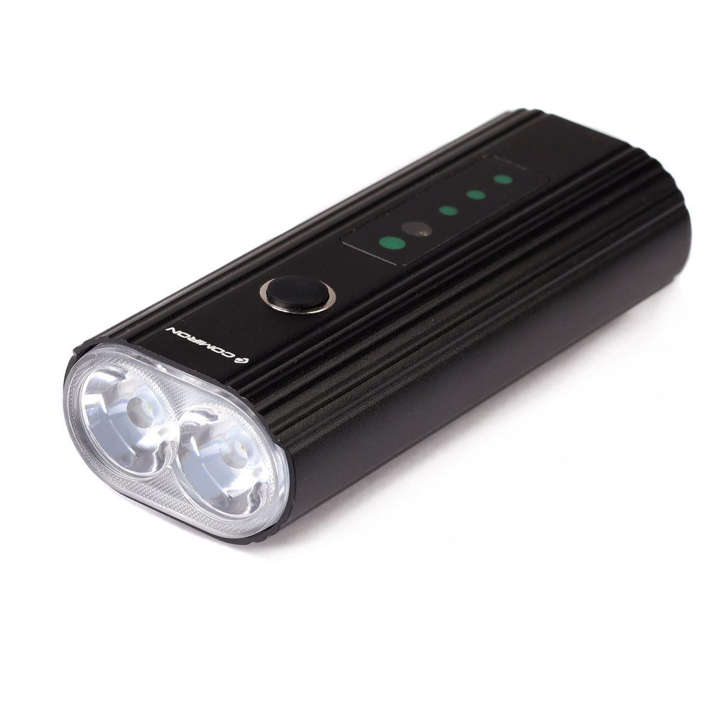 Фонарь передний COMIRON OKO700 корпус: авиационный алюминий 6063, IP67; свет: 2 XPG, 700lm; аккум: 3.7V 4000 mAh, USB; POWER BANK. /уп 50/ - Галеонтрейд фото 19