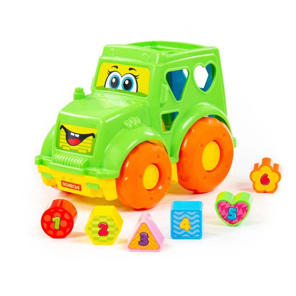 Игрушка развивающая Трактор (в сеточке) - Полесье фото 6