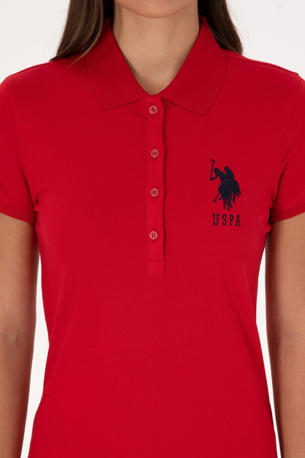 Kad_n K_rm_z_ _rme Elbise - U.s. polo assn фото 5