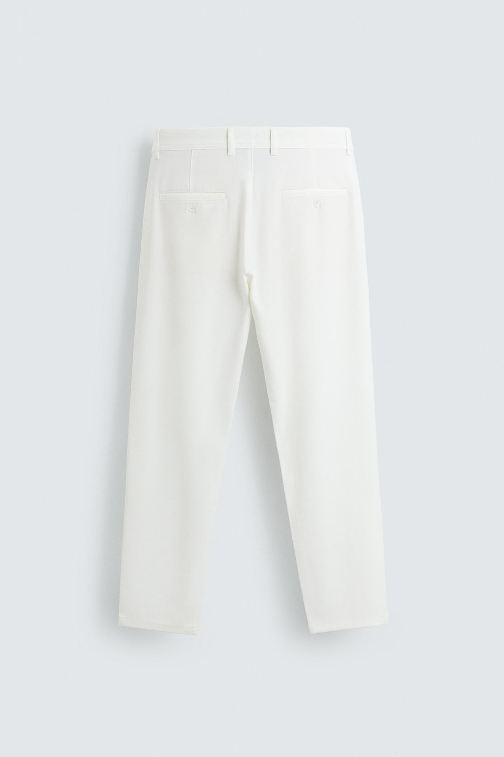 PANTAL?N CHINO ESTRUCTURA CONFORT / Blanco - Zara фото 8