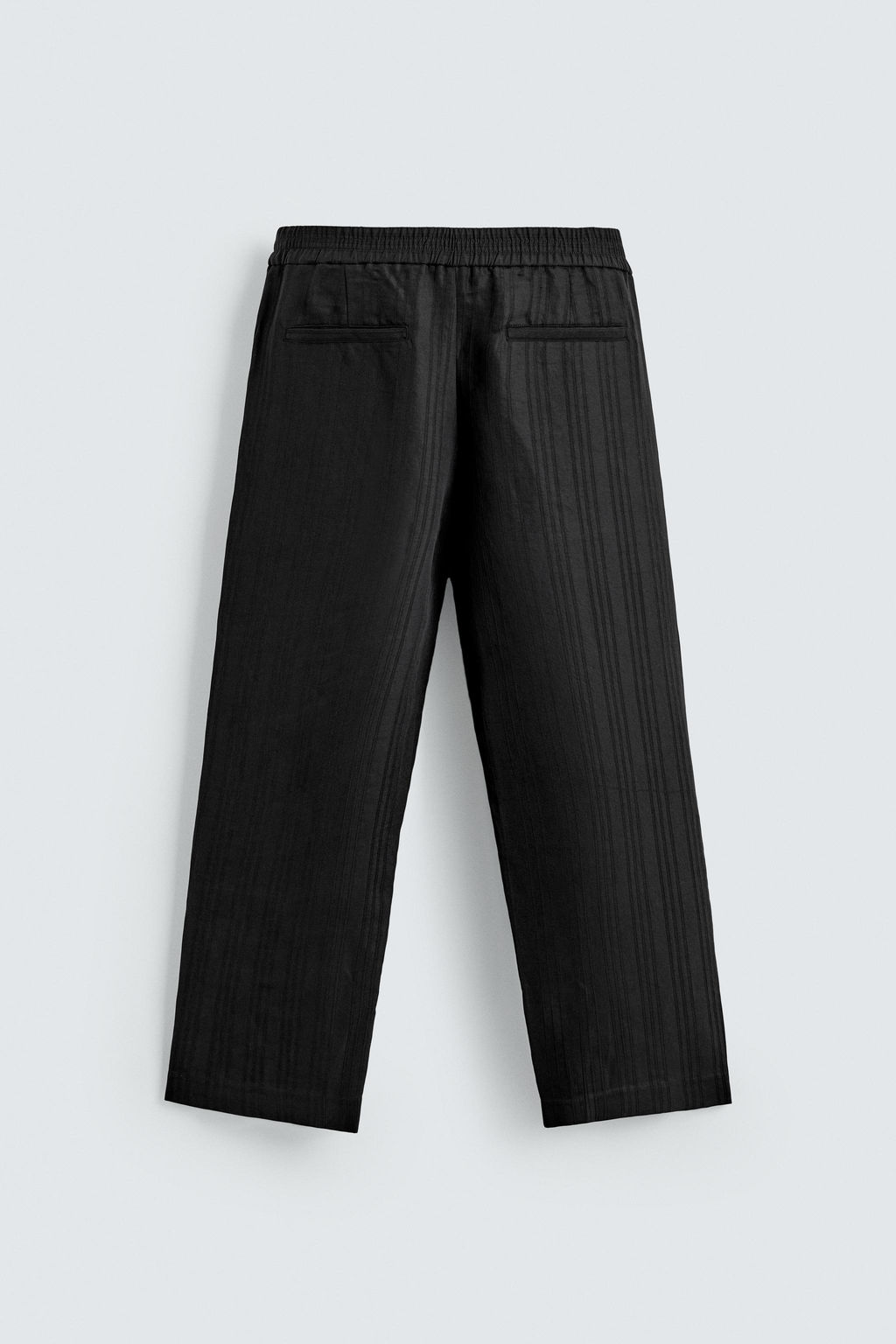 STRIPED JACQUARD TROUSERS - Zara фото 7