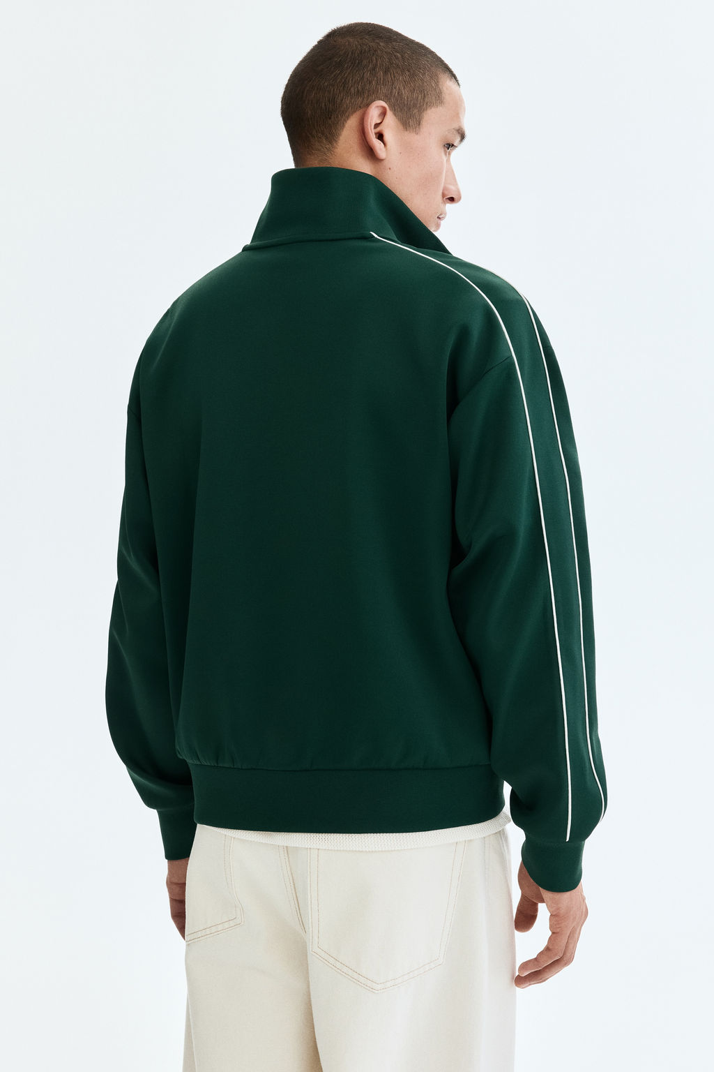 Chaqueta de ch?ndal efecto neopreno Relaxed Fit - H&m фото 4