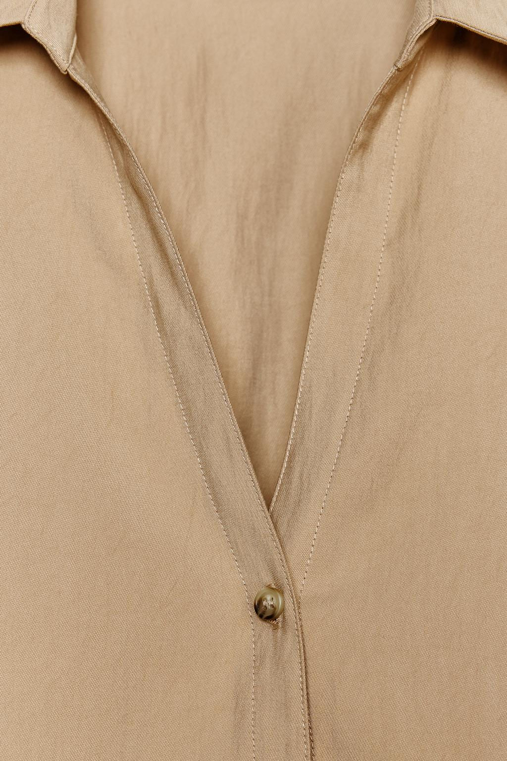 WIDE SHORT SLEEVE SHIRT - Zara фото 16