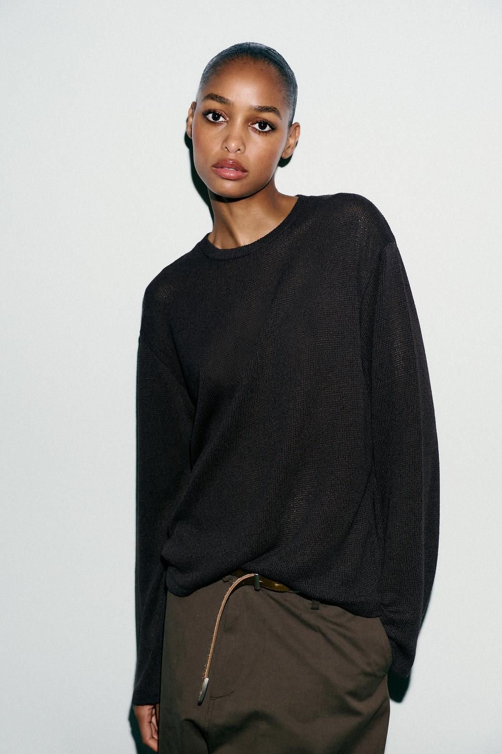 CUT-OUT KNIT TOP - Zara фото 21