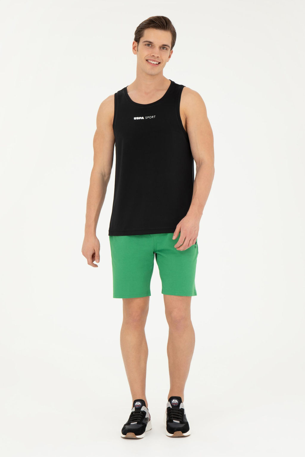 Мужская черная футболка с круглым вырезом - U.s. polo assn фото 11