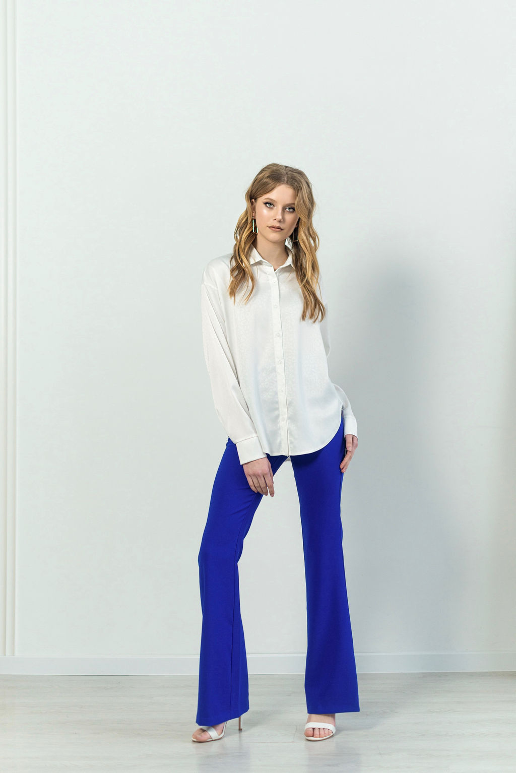 Блузка Мануэла (белый) - Nadi bordo фото 4