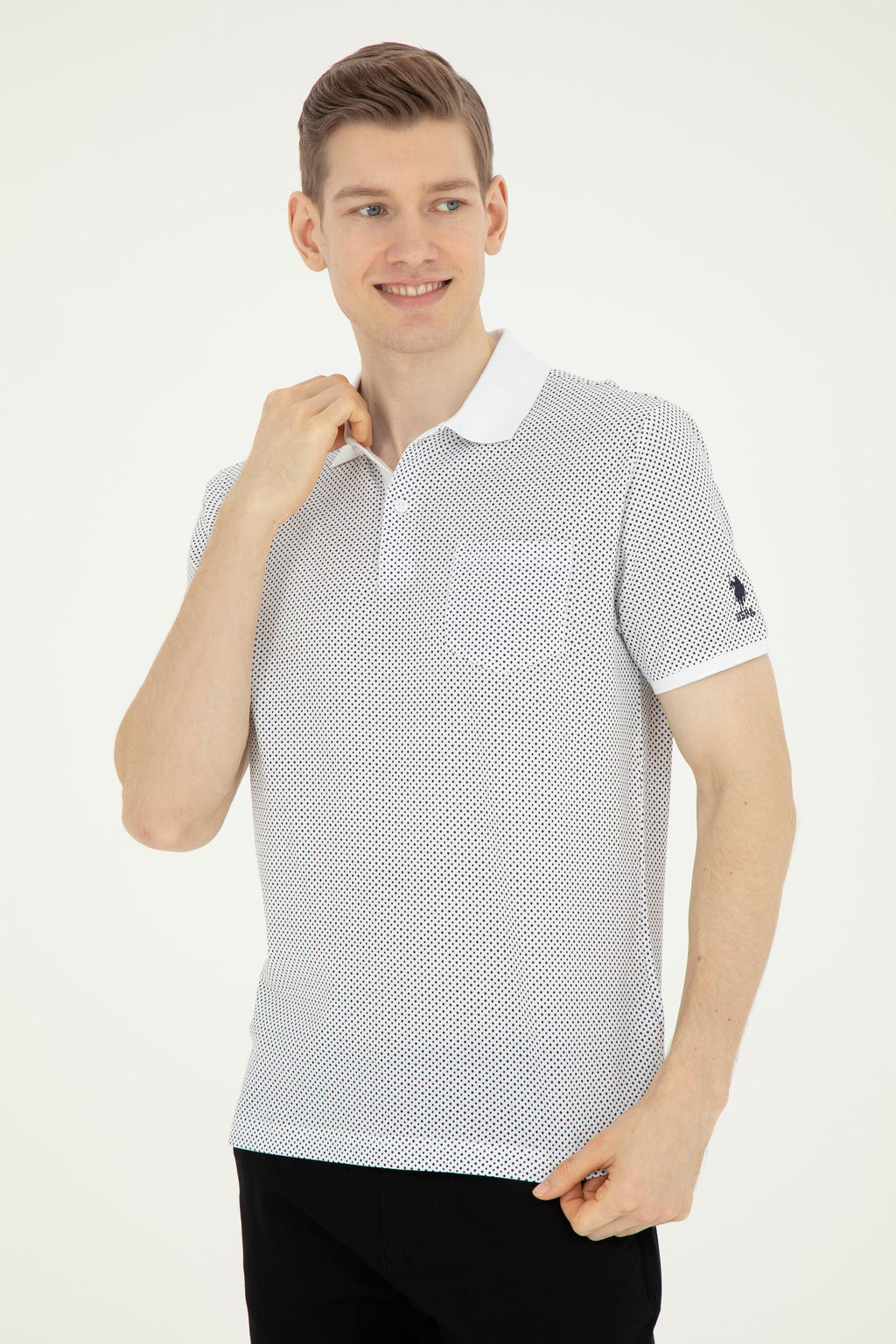 Мужская белая футболка - U.s. polo assn фото 10