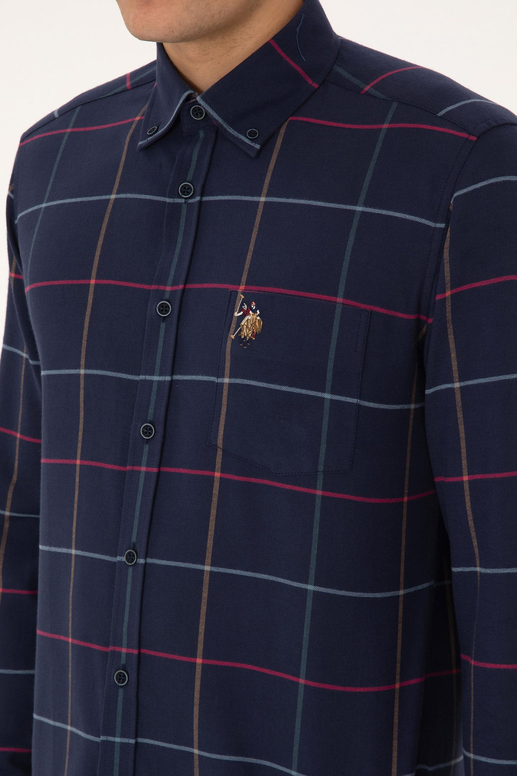 Erkek Lacivert Uzun Kollu G_mlek - U.s. polo assn фото 7