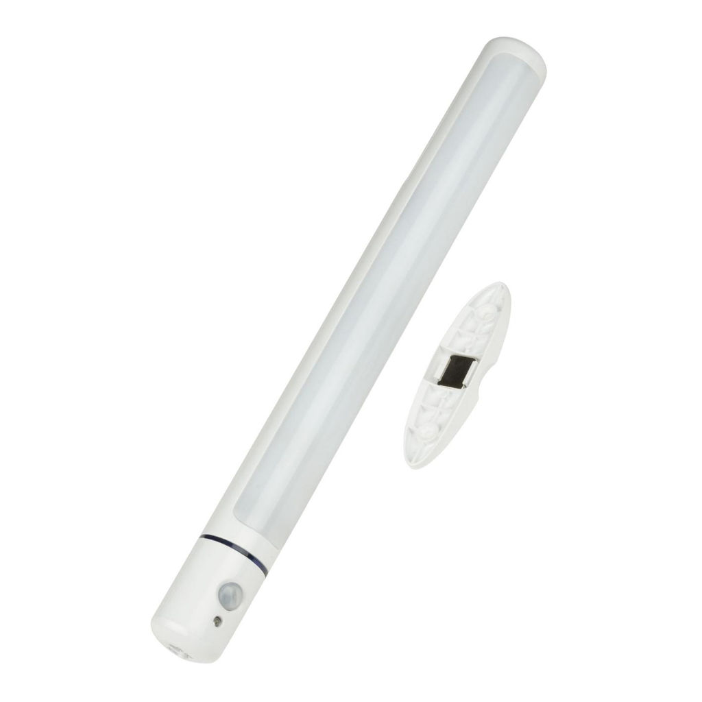 ULM-F43-0,9W/4200K SENSOR IP20 WHITE Светильник светодиодный для внутренней подсветки мебели с датчиком движения. Питание 3АА (не в/к). 60Lm. Белый. ТМ Uniel