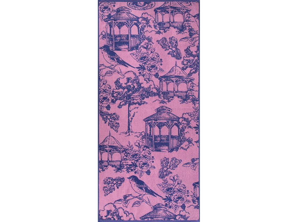 Полотенце махровое 6с102.411ж1 Весеннее утро(пурпурн3) 67х150см