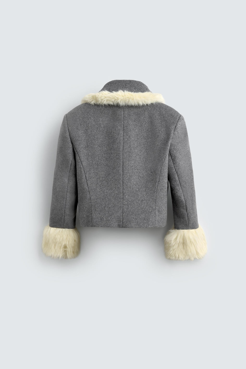 FAUX FUR TRIM JACKET HARRY LAMBERT FOR ZARA X DISNEY  фото 3