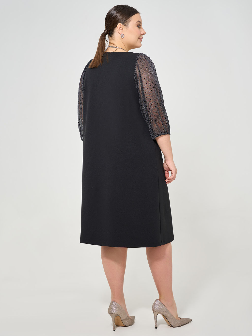 Платье 0218-2 чёрный кварц - Dora фото 45