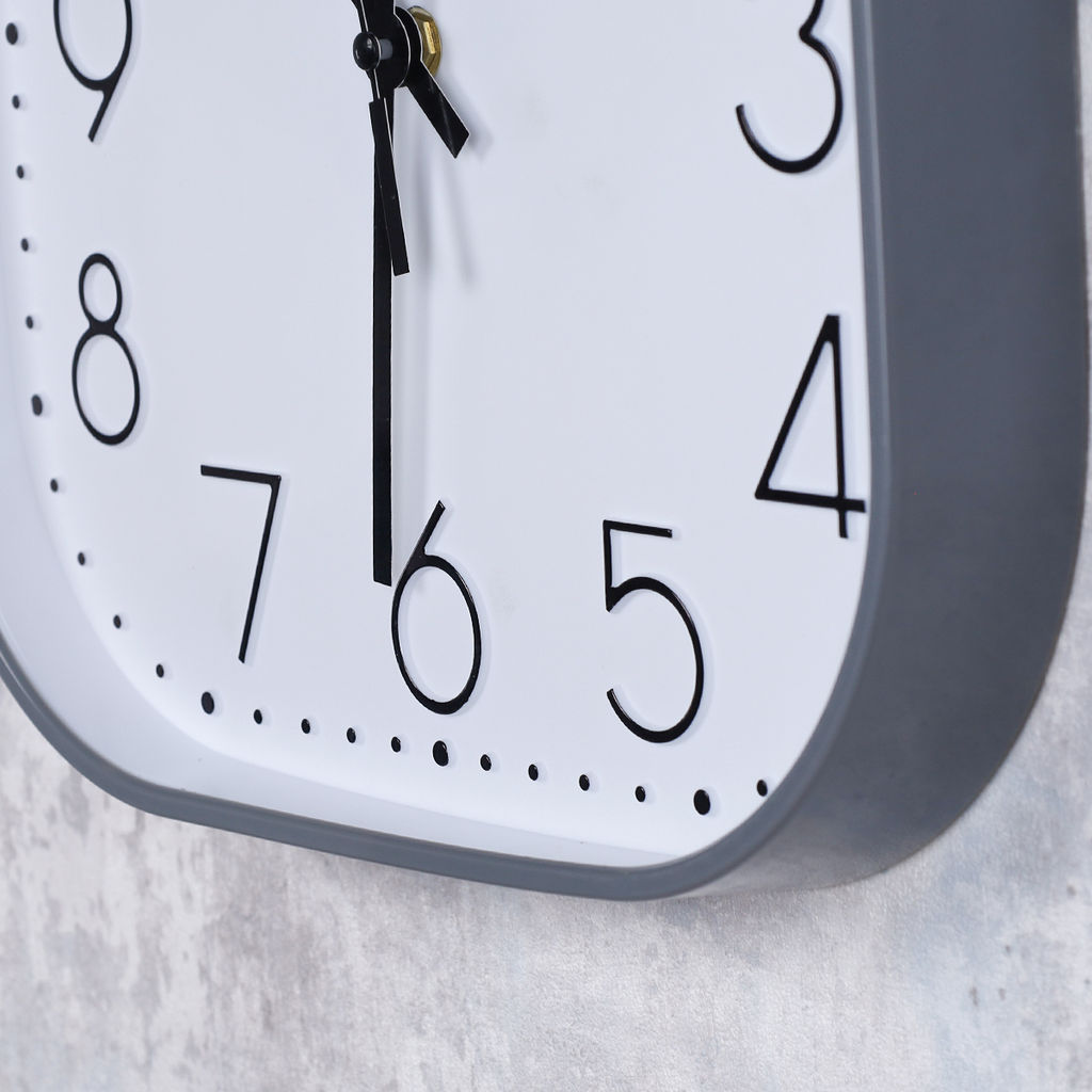 Часы настенные 30 см серые / Y8030T6-2 /уп 20/ - ГалеонТрейд фото 6
