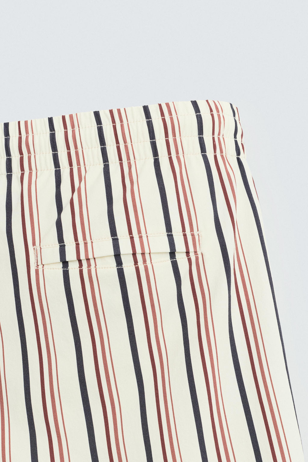 STRIPED MID-LENGTH SWIMMING TRUNKS - Zara фото 4