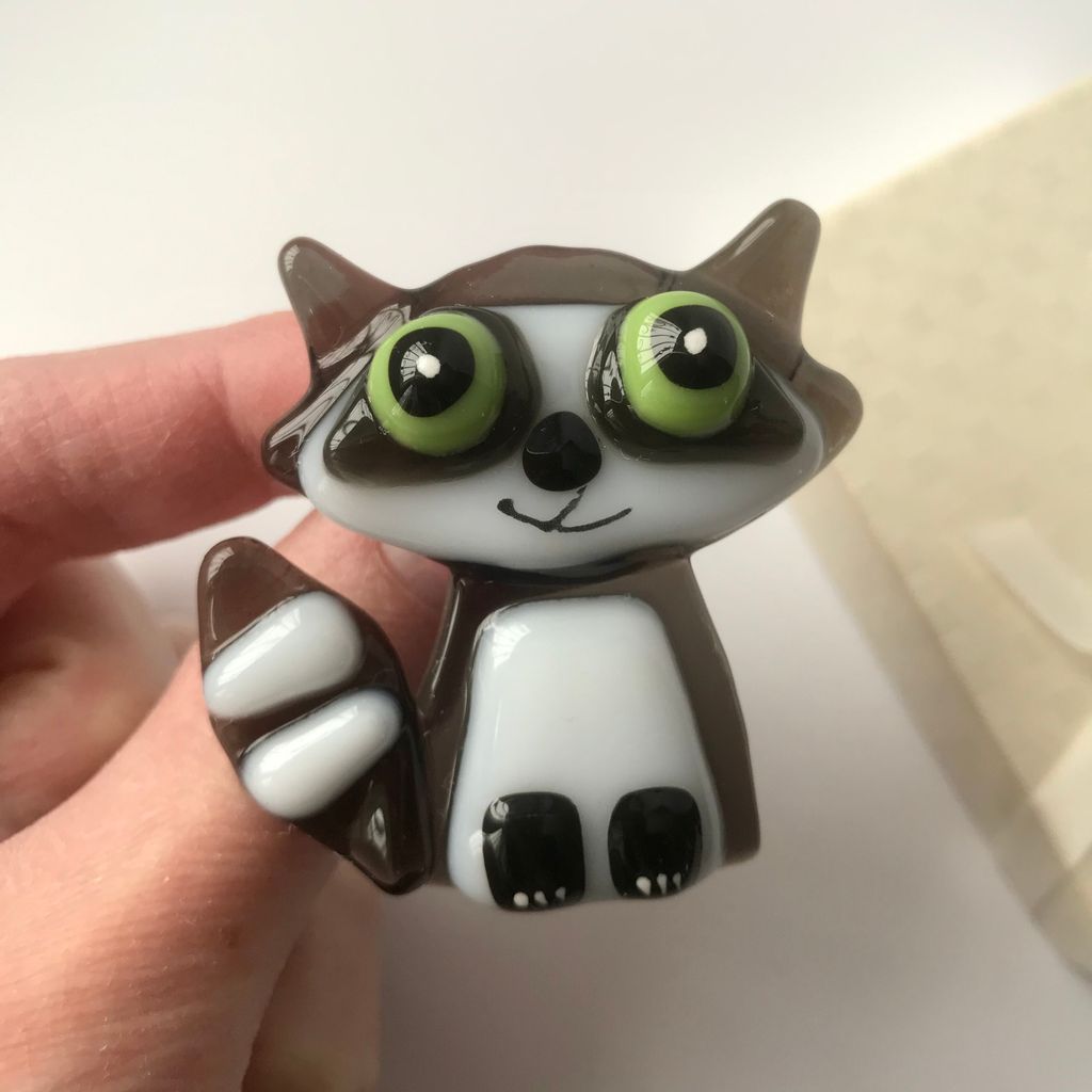 Брошь Енот - Стрекоза фото 8